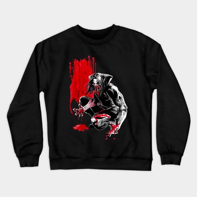 Morbius Vampire - Inktober Crewneck Sweatshirt by Jomeeo